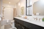 BR 1:  En Suite Bath with Dual Vanities and Shower/Tub Combo